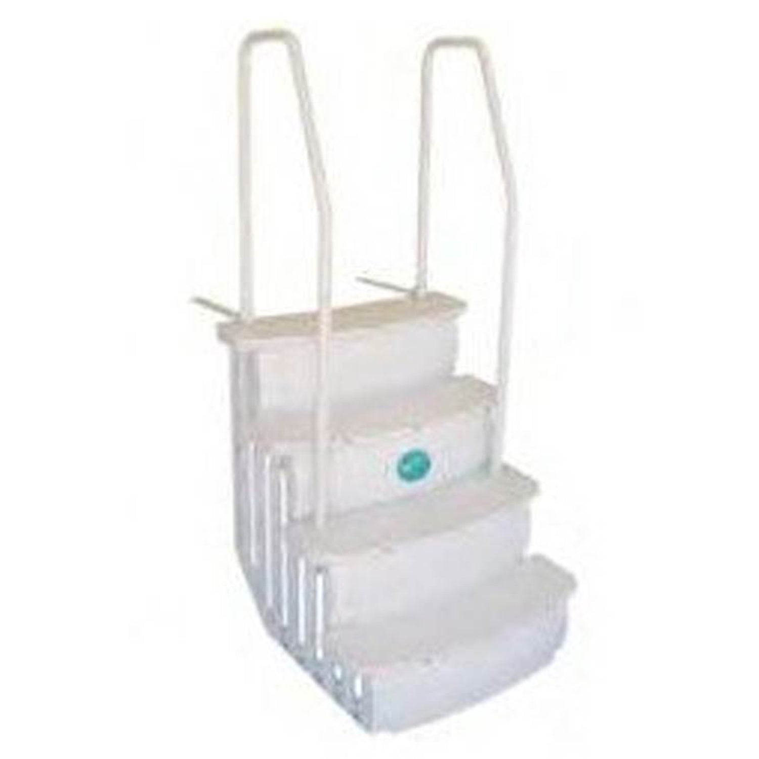 Main Access iStep Above Ground Swimming Pool Deck Entry Steps Ladder & LED Light - 59343