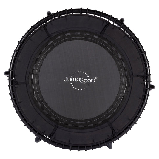 Disc-O-Bed JumpSport 370 PRO Indoor Heavy Duty Lightweight 39 In Fitness Trampoline, Black - 168418