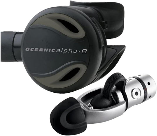 Zeagle Oceanic Alpha 8 SP-5 Regulator 1st & 2nd Stage Set - REG115    YOKE
