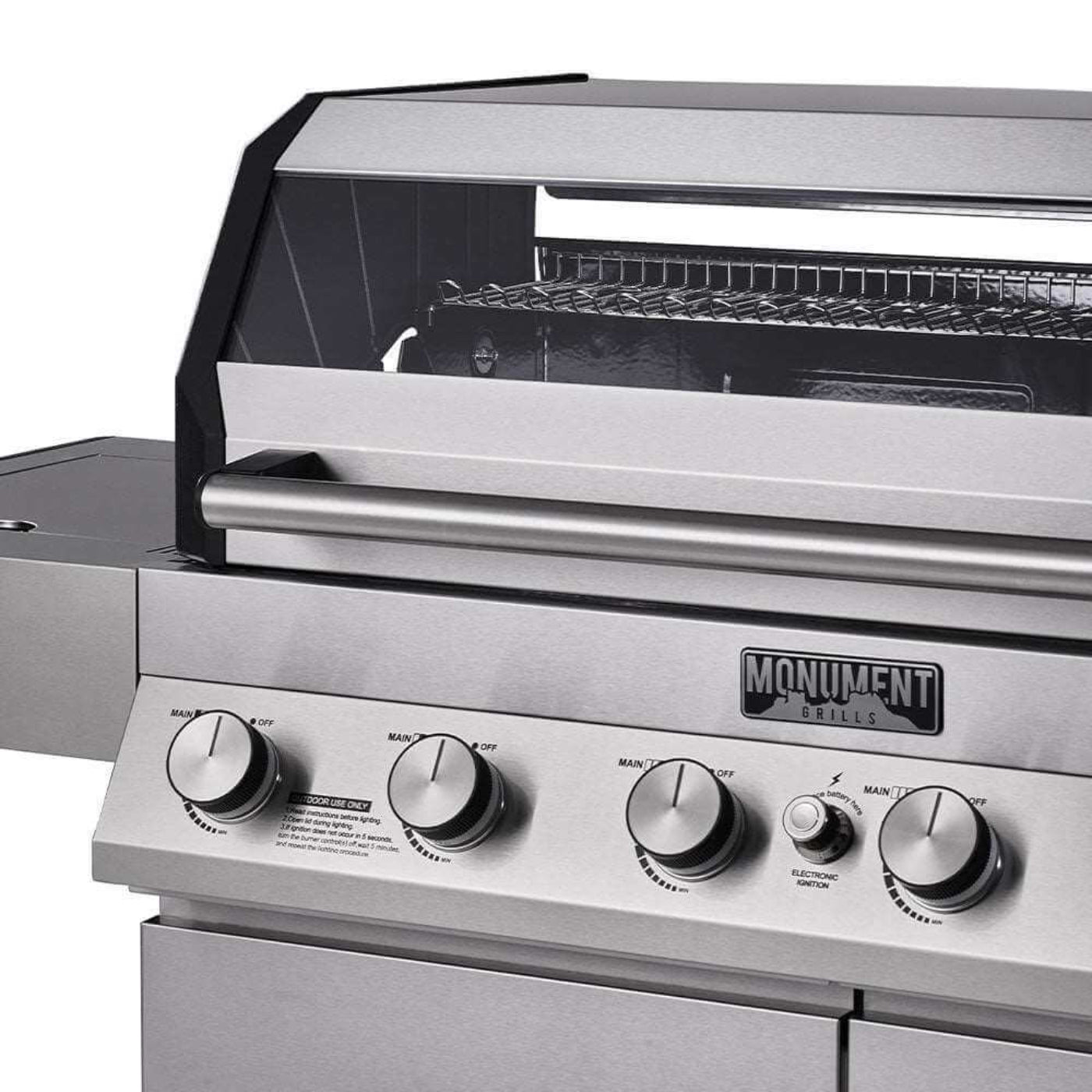 Monument Grills Denali 605 Series | 6 Burner Smart Tech Propane Gas Grill in Stainless Steel (Natural Gas Convertible) - D605