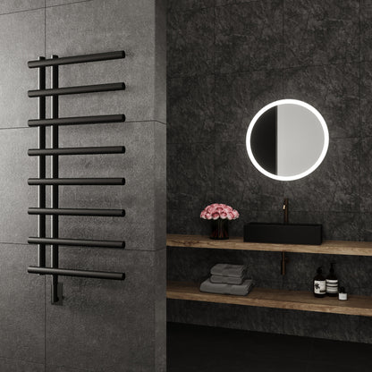 Paris Mirror Eos Wall Mounted Electric Towel Warmer in White - EOSWHTFL17