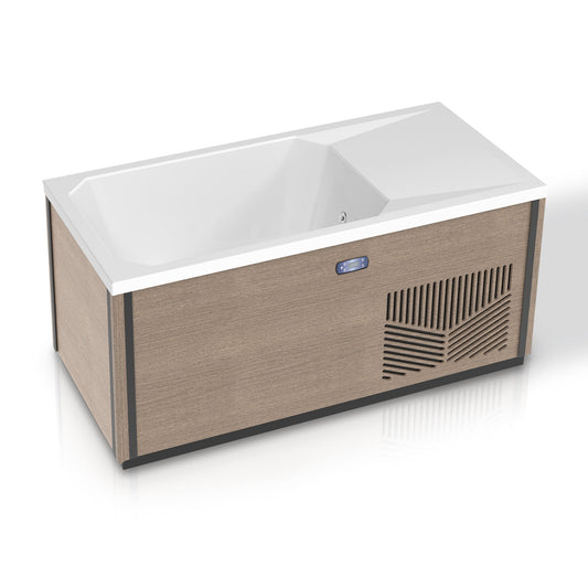 Char-Griller Iroquois 67 in. 1-Person Mono-Jet All-in-One Cold Plunge Ice Bath/Hot Tub with B -