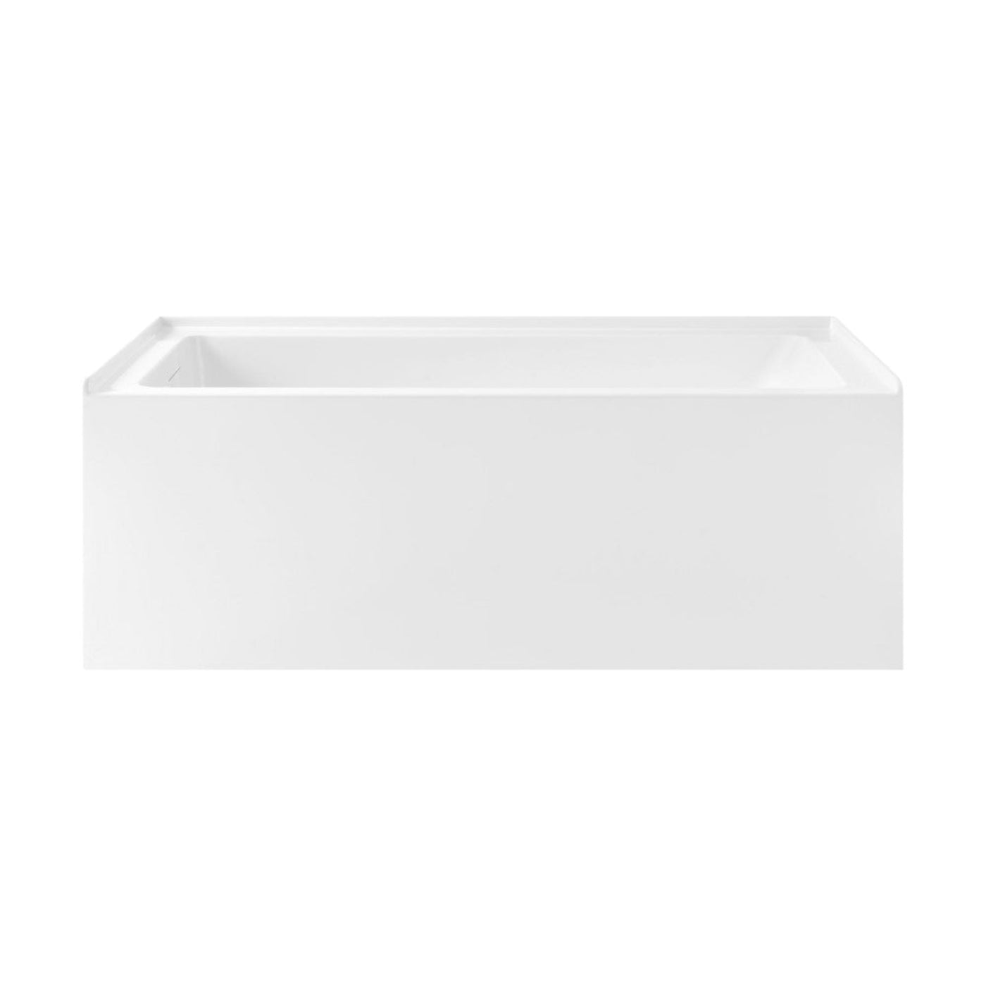 Char-Griller  Voltaire 60 x 30 Skirted Left Drain Soaking Apron Bathtub in Glossy White with I - 1769844548468_974