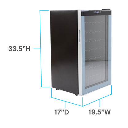 Avanti 34 Bottle Wine Cooler - WC34N2P